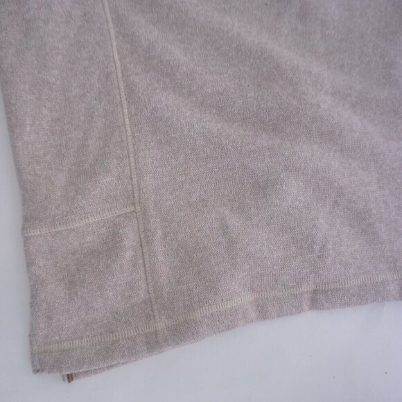 Woolrich Beige Quarter Zip Outdoor Preppy Pullover Fine Knit Sweater XL - Picture 6 of 10